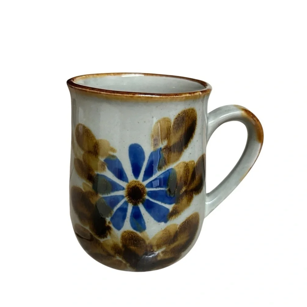Vintage 70’s Otagiri Mug Set Of 2 Stoneware Japan Coffee Tea Boho
